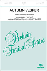 Autumn Vesper Two-Part choral sheet music cover